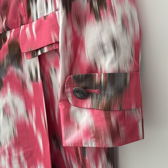 Spring Classic XL Patterned Button-Down Lightweight Jacket - Picture 4 of 5